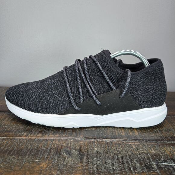 Vessi Cityscape Mens Size 10 Lace Up Waterproof Shoes Sneakers Black White - Picture 7 of 13